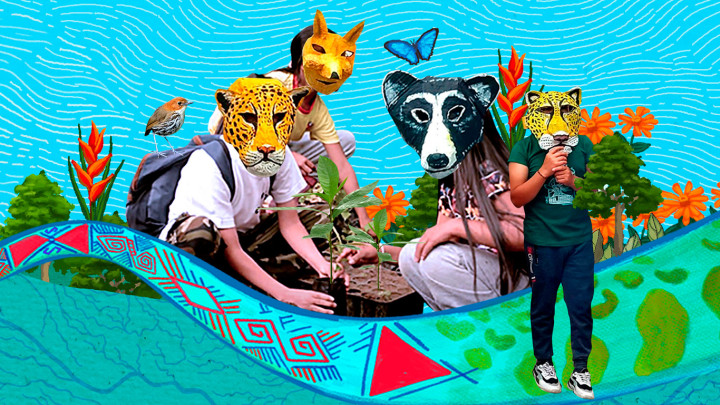 Siembras de agua: la conexión de niñas, niños y los espíritus del bosque